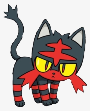 Report Abuse - Black And Red Cat Pokemon