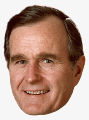 George W Bush Png - George Hw Bush Head