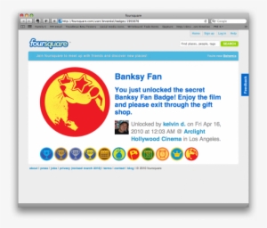 Dennis Crowley, A Huge Banksy Fan, Launched A Secret - Foursquare