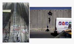 Wsr B - Banksy Palestine Wall Ladder