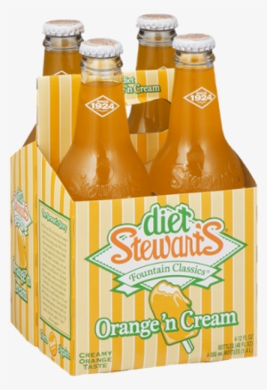 Stewarts Diet Fountain Classics Soda, Orange 'n Cream