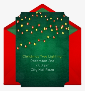 Holiday Lights Online Invitation - Engagement Party