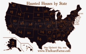The Scare Factor - Blue Map Of United States