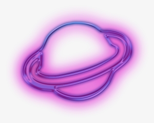 Outerspace Planets Purple Light Cool Freetoedit - Imagenes Neon Tumblr Png