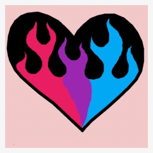 Fire Heart - Hot Dog Para Colorear