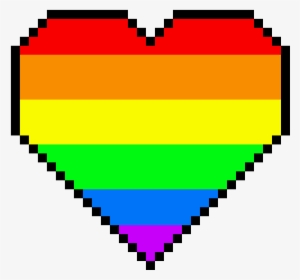 Gay Pride - Lesbian Flag Heart Transparent