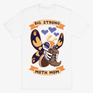Big Strong Moth Mom Mothra Mens T-shirt - Bean Shirt