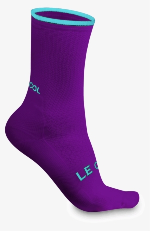 cycling socks purple/light blue - blue