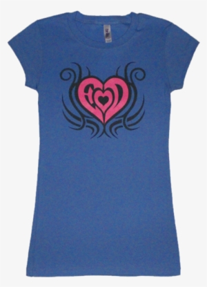 "heart Of Fire" Ladies Fitted " - Heart