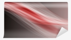 Red Abstract Waves With White Glare Vector Wall Mural - Placemat