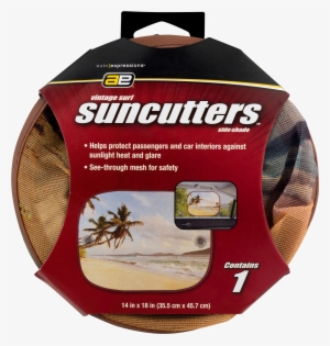 Auto Expressions Suncutters Side Shade Vintage Surf