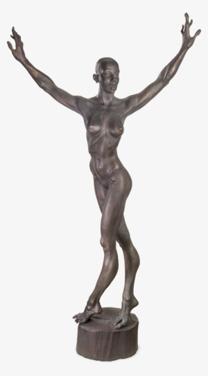 Bronzefigur Nackter Tanz Von Roman Strobl - Step Aerobics