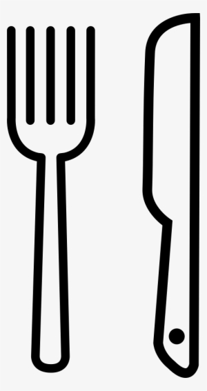 Knife And Fork Outline Svg Png Icon Free Download - Fork And Knife Icon Png