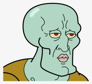 Related Wallpapers - Handsome Squidward White Background