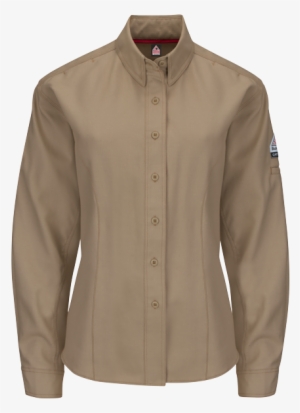 Iq Series® Endurance Women's Long Sleeve Shirt - Women Brown Button Shirt Png
