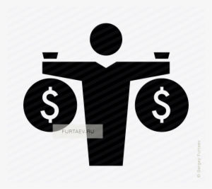 Man With Money Bags Vector Icon Svg Freeuse Download - Silhouette Of Man Holding Money Bags