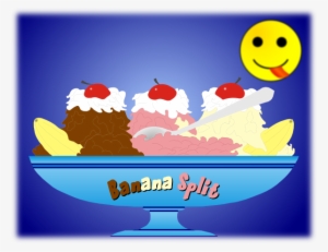 This Free Clipart Png Design Of Banana Split