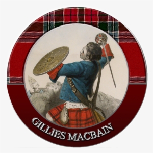 Null - Giclee Painting: Clan Mac Bain, 24x18in.