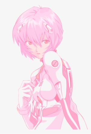 Mine Anime Pink Nge Rei Ayanami - Transparent Anime Tumblr Pink