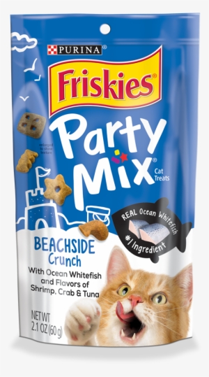 Party Mix Beachside Crunch - Friskies Puppy Milk Puppy Biscuit With Milk 350 Gr