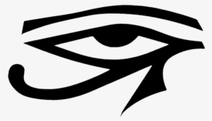 Black Right Eye Of Ra 4 3/4" X 2 3/4" - Eye Of Ra Png