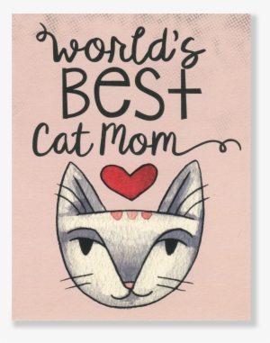 World's Best Cat Mom Card - Cat