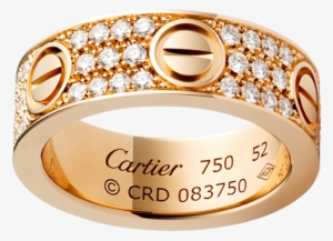 Gold Jewelry Pile Png - Iced Out Cartier Ring