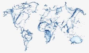Water World Map Of Waterworld Global Great Lakes Food - Save Water In The World