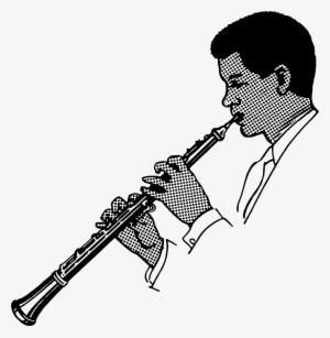 Clip Library Onlinelabels Clip Art Player Details - Oboe Drawing