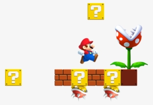 Mario Flower Pipe Toad - Super Mario Question Block