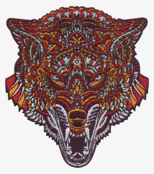 Wolf Head - Embroidered Patch