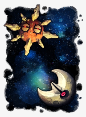 Solrock Lunatone By Stormful - Moon Pokemon Gen 3