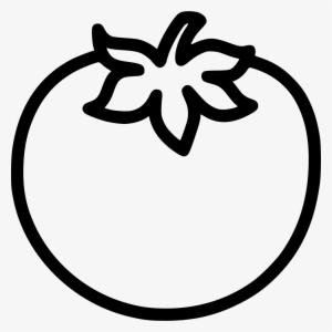 Png File Svg - Black And White Tomato