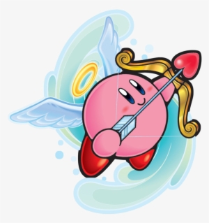 Được gặp gỡ với Cupid Kirby dễ thương chưa? Đây là hình ảnh tinh thần đầy lãng mạn, sẽ làm nổi bật không khí Valentine của bạn.