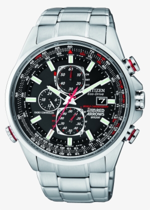 Men's Wrist Band Watch Png Image - Citizen Red Arrows World Chronograph A.t. Eco-drive