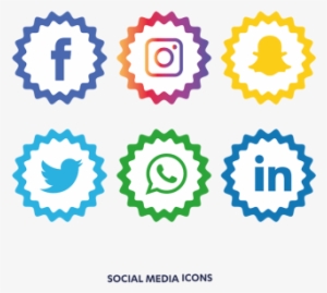 Social Media Icons Png Vector - Whatsapp Facebook Instagram Png