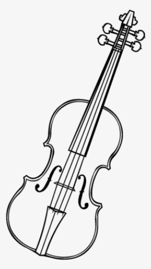 fiddle line drawing - easy violin drawing