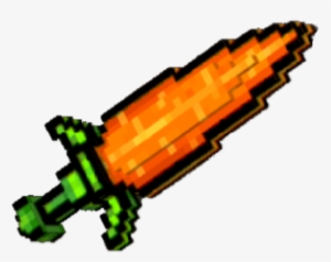 Carrot Sword Pic - Pixel Gun 3d Sword