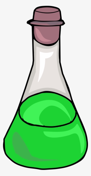Green Big Image Png - Science Bottle