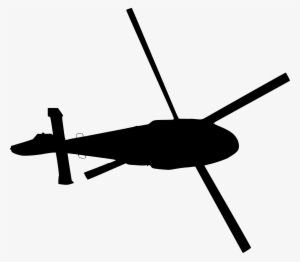 Free Download - Top Helicopter Silhouette