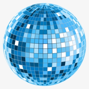 Blue Disco Ball - Disco Ball Transparent Background