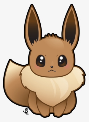 Eevee Drawing Chibi - Eevee Lutions Emojis