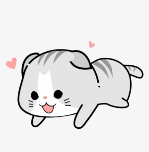 Sticker Kawaii Cute Pink Soft Cat Jpg - Cute Cat Stickers Png
