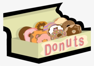 Donut Clipart Outline - Box Of Donuts Clipart