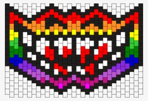 Rainbow Monstar Dripping Blood Mask - Flosstradamus Kandi Mask