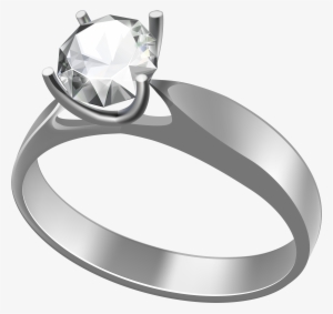 Engagement Transparent Png Clip Art Image Gallery - Diamond Ring Art Png