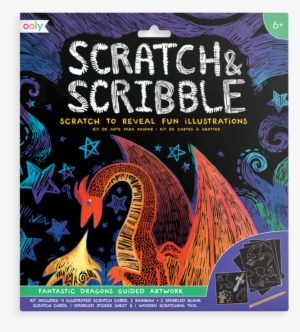Scratch And Scribble Scratch Art Kit - Ooly Scratch & Scribble Art Kit