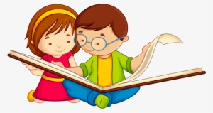 45 - Reading Books Clipart Png