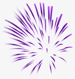 Colorful Firework Cliparts - Purple Fireworks Clipart