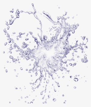 Water Splash Splatter - Transparent Water Splash Png